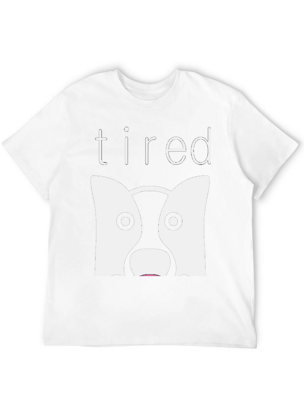 Tired Dog Graphic T-Shirt