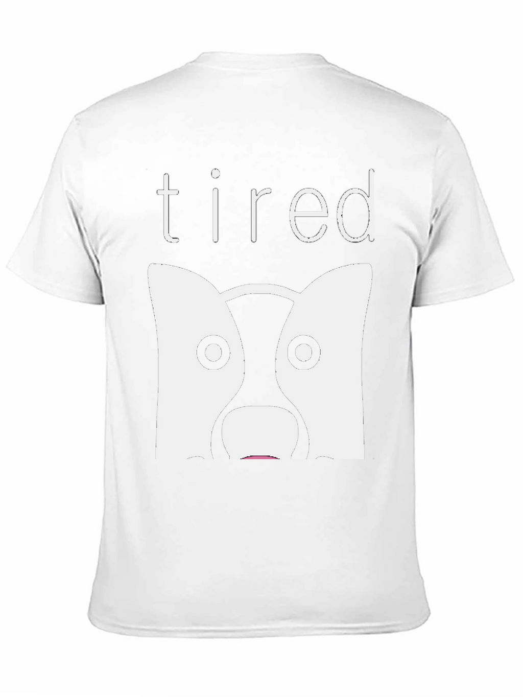 Tired Dog Graphic T-Shirt