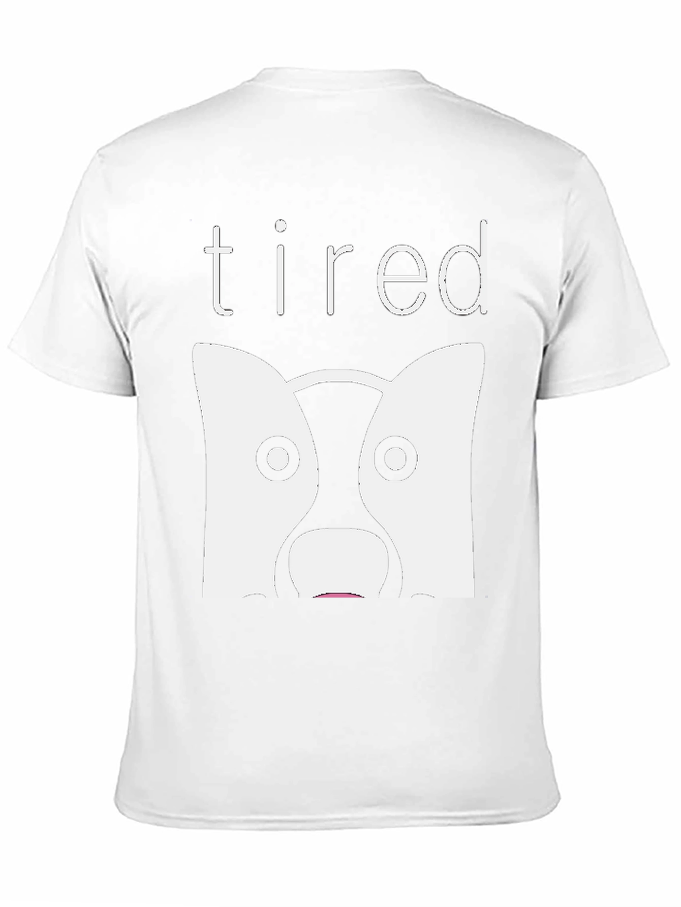 Tired Dog Graphic T-Shirt