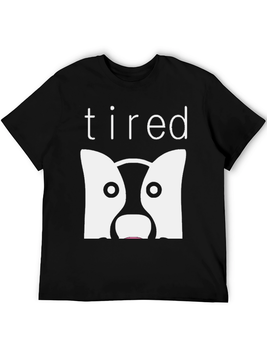 Tired Dog Graphic T-Shirt