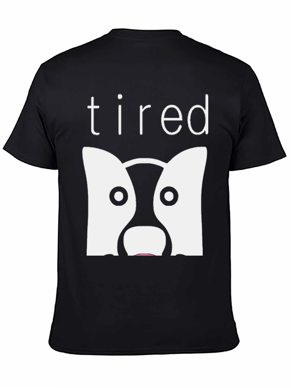 Tired Dog Graphic T-Shirt