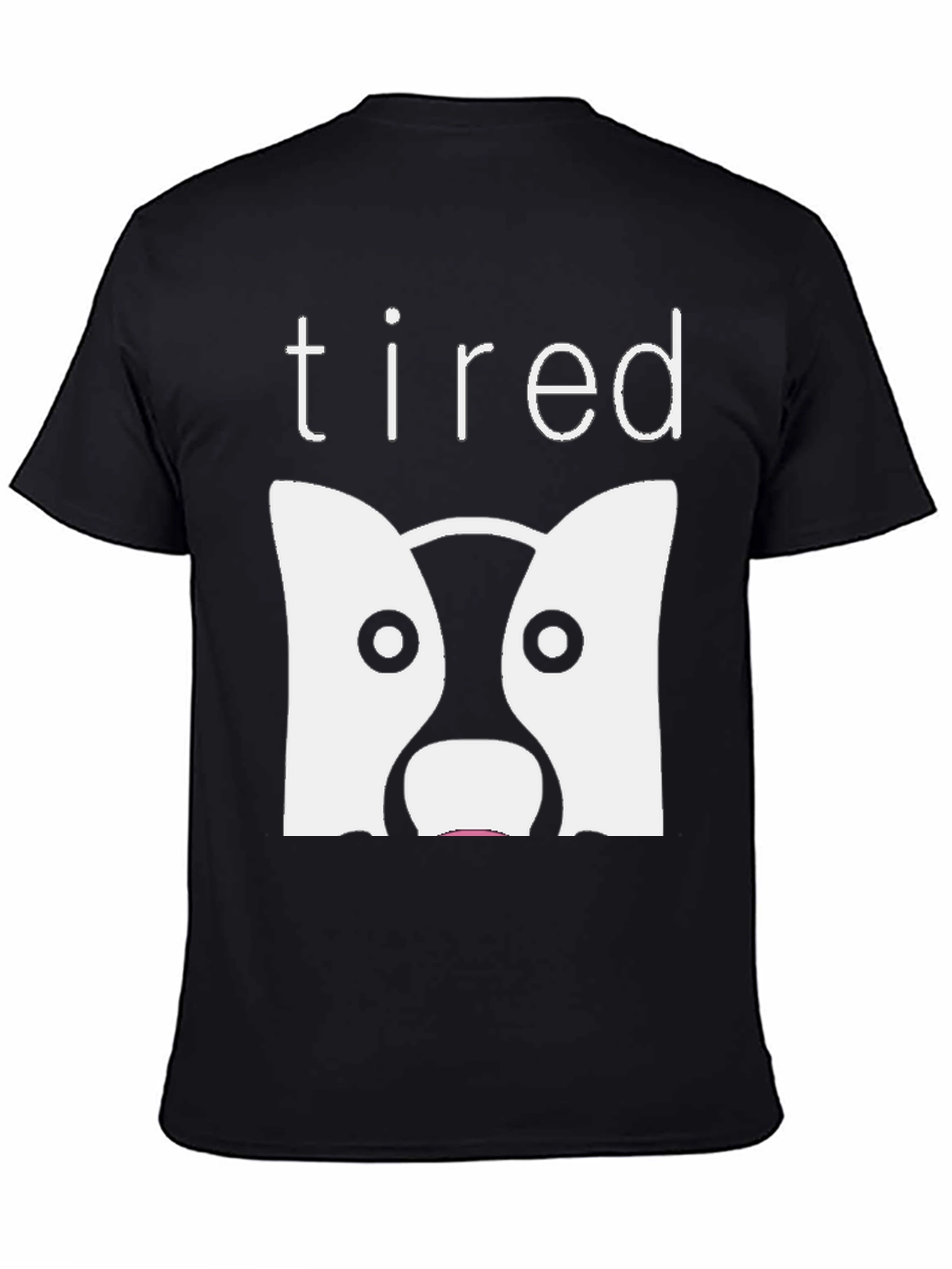 Tired Dog Graphic T-Shirt