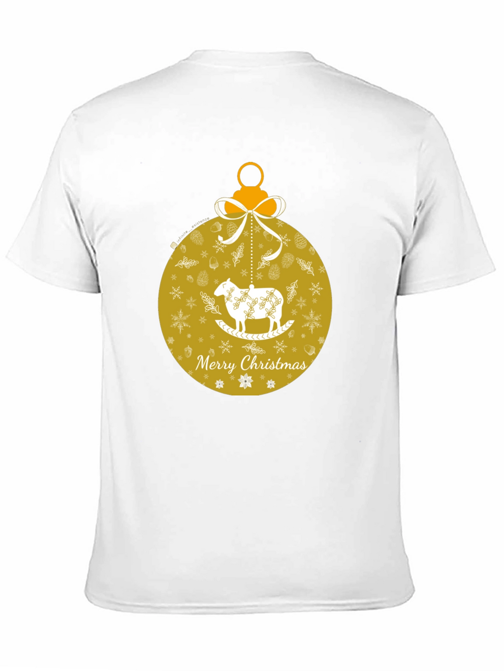 Christmas Sheep Ornament T-Shirt