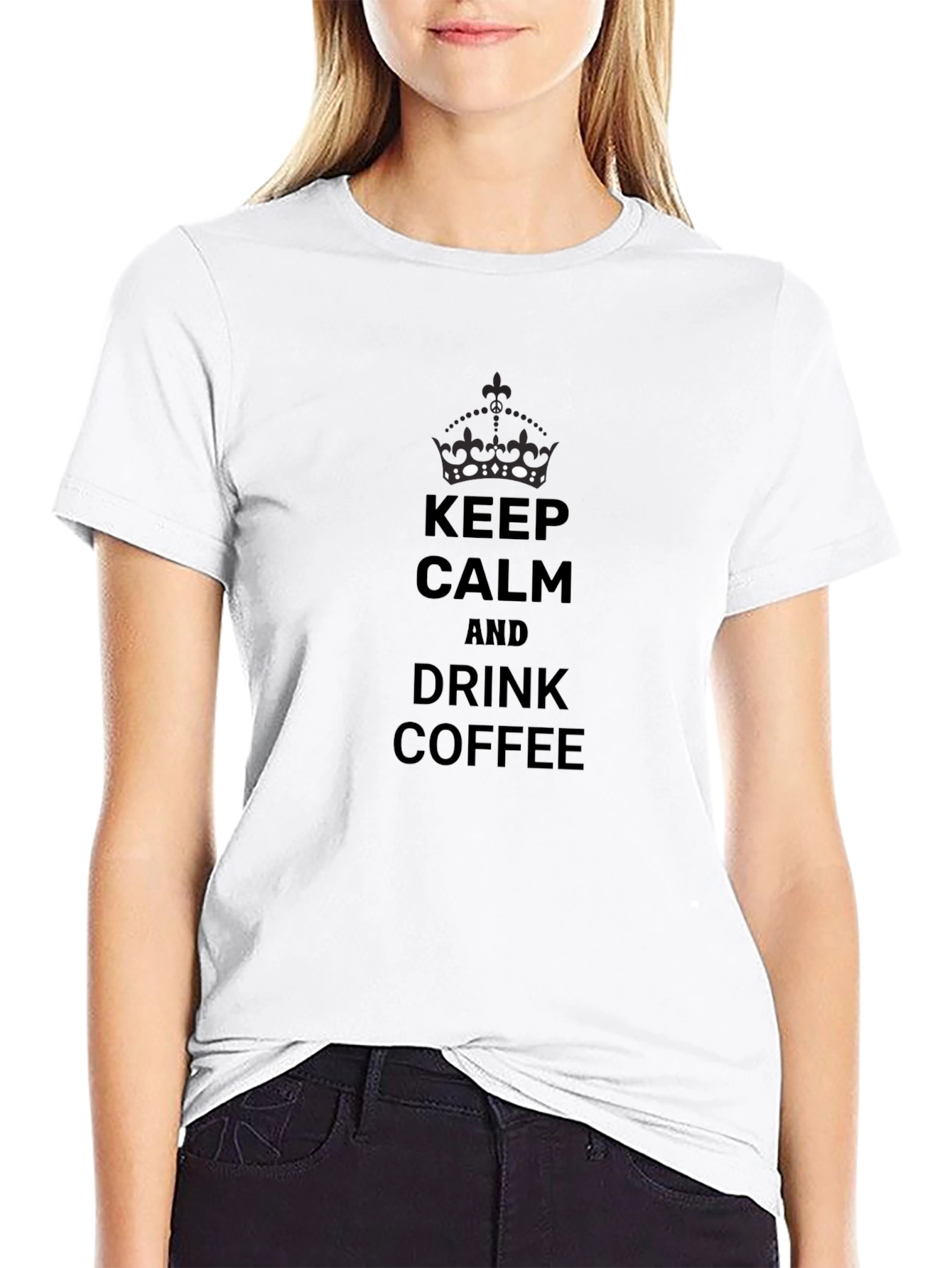 Keep Calm and Drink Coffee Graphic Tee