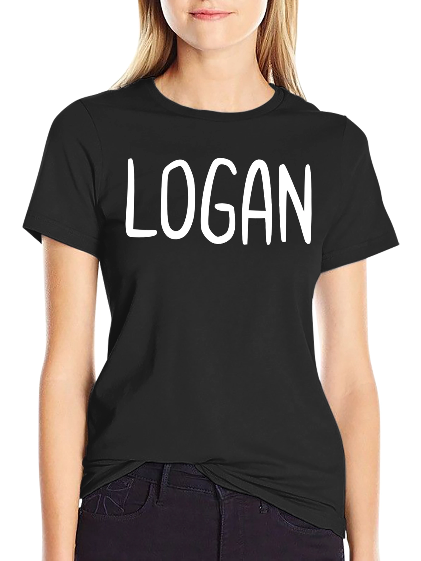 Personalized LOGAN Graphic Tee - Casual Comfort