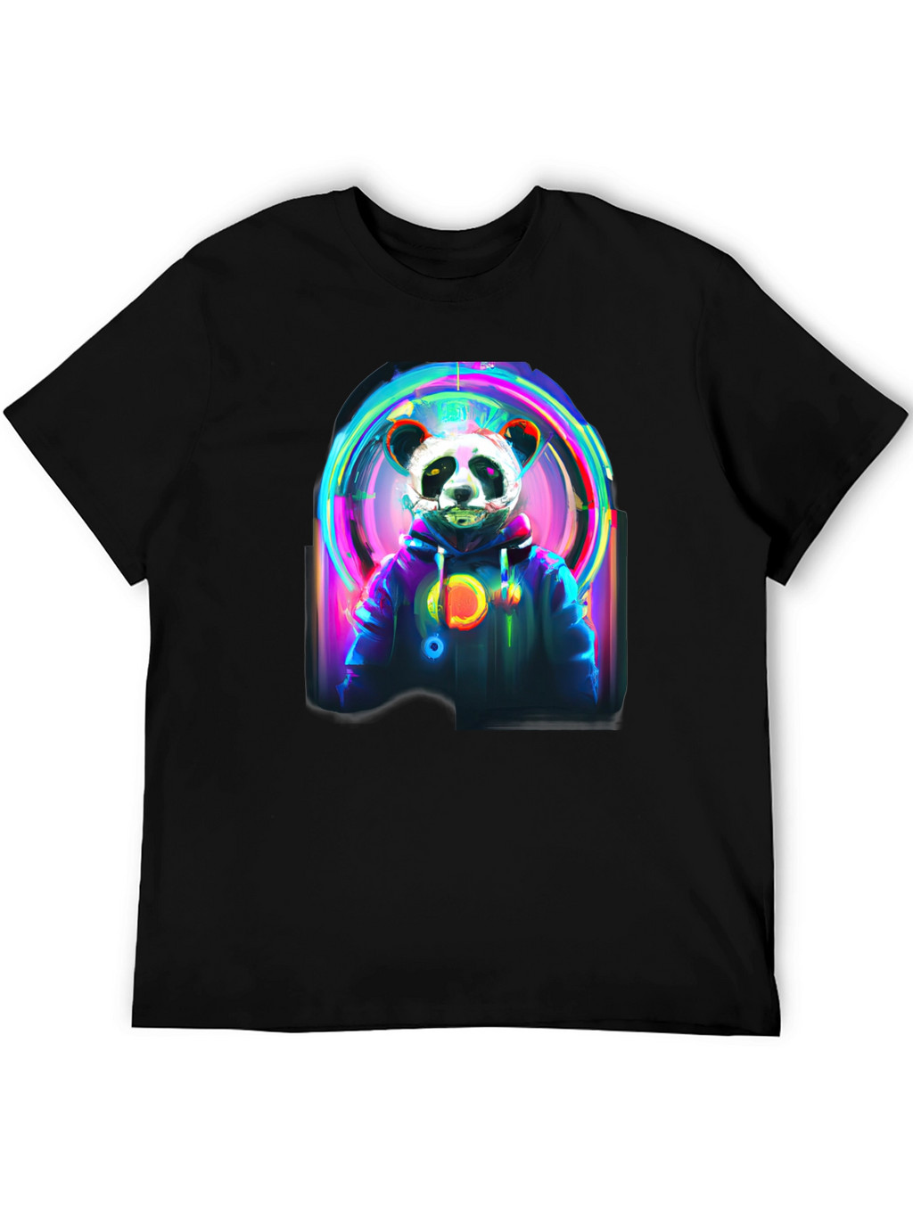 Cyberpunk Panda Graphic Tee