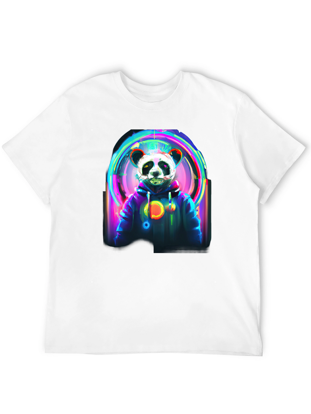 Cyberpunk Panda Graphic Tee