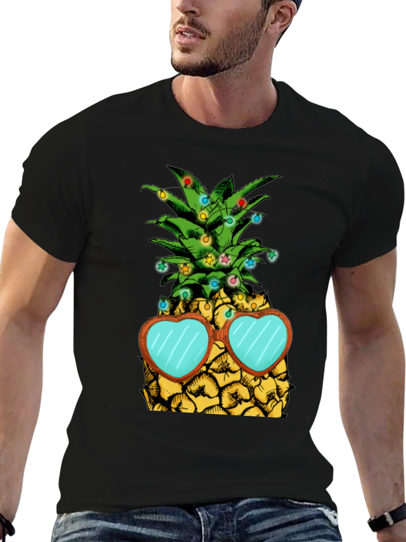 Festive Pineapple Graphic Tee