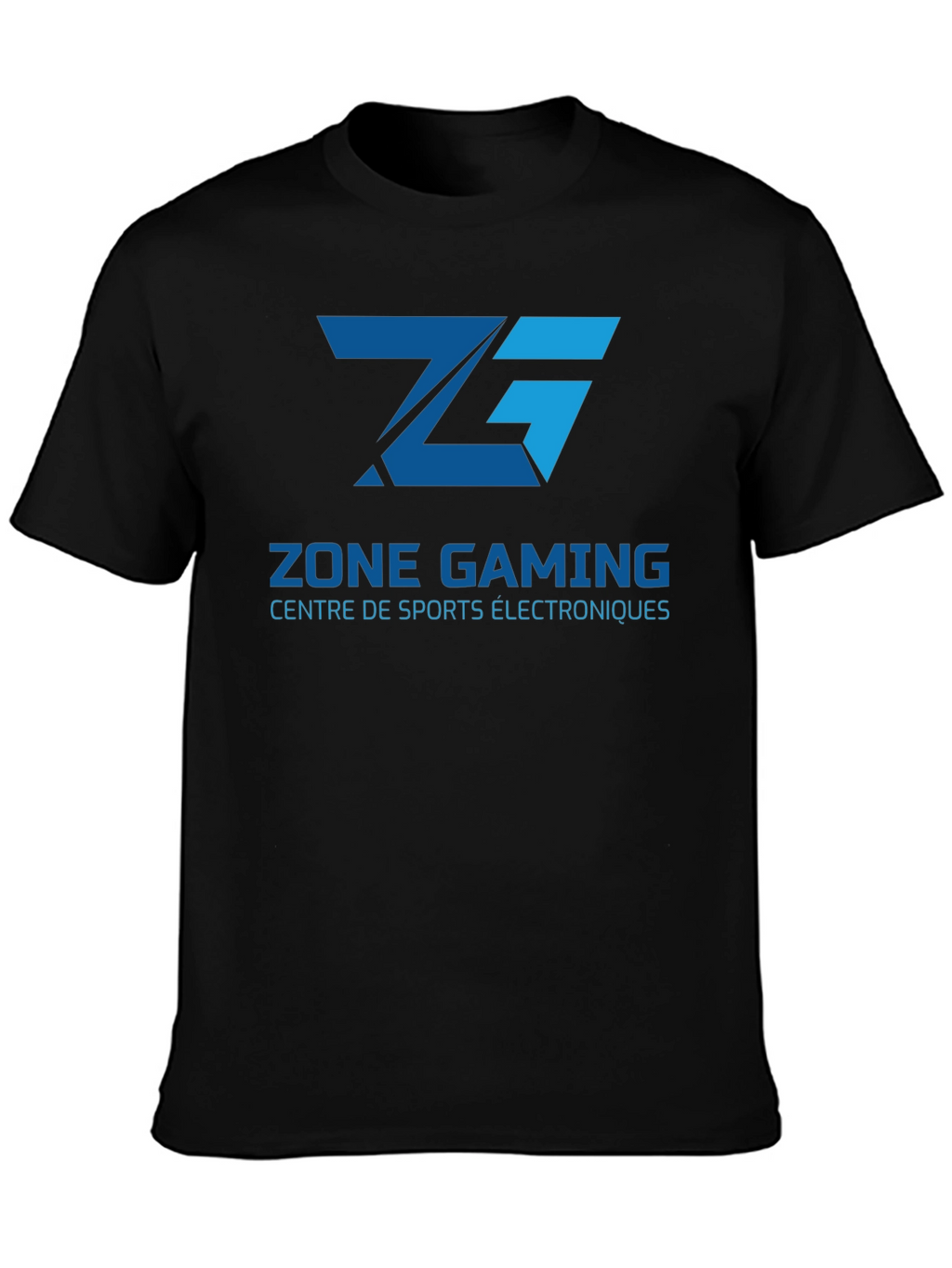 Zone Gaming T-Shirt - Black Cotton Blend