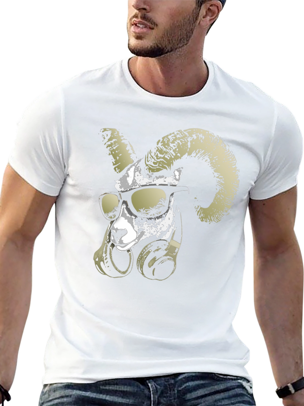 Cool Ram Graphic T-Shirt - Trendy Streetwear