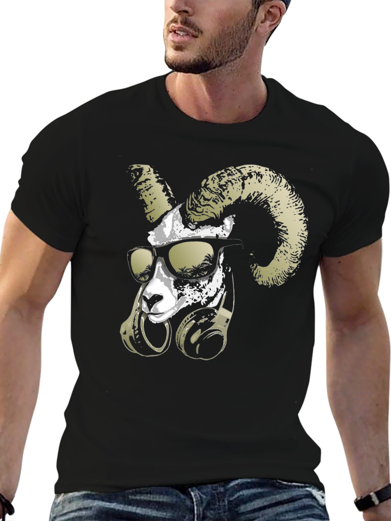 Cool Ram Graphic T-Shirt - Trendy Streetwear