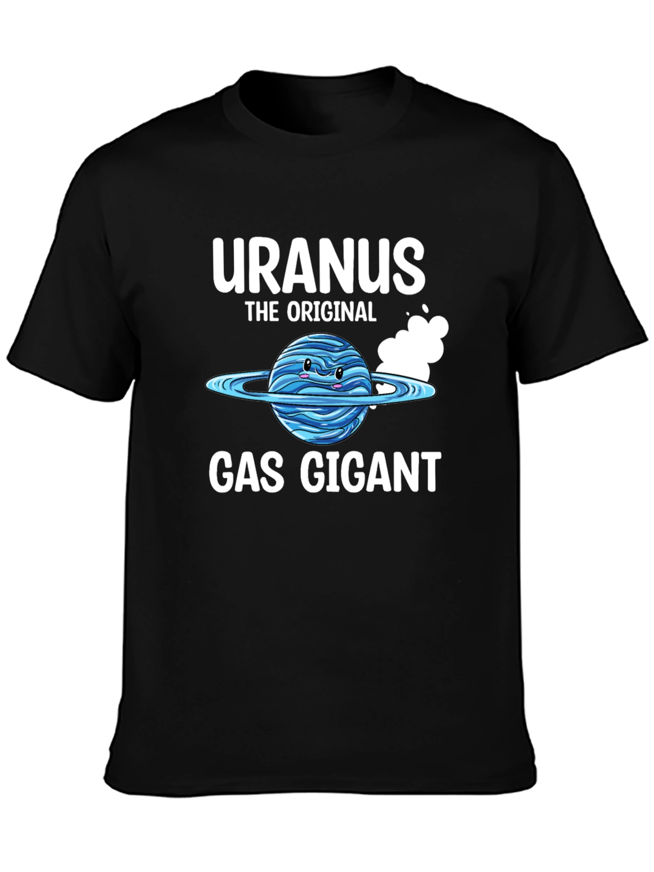 Uranus Gas Giant Graphic T-Shirt - Funny Space Tee