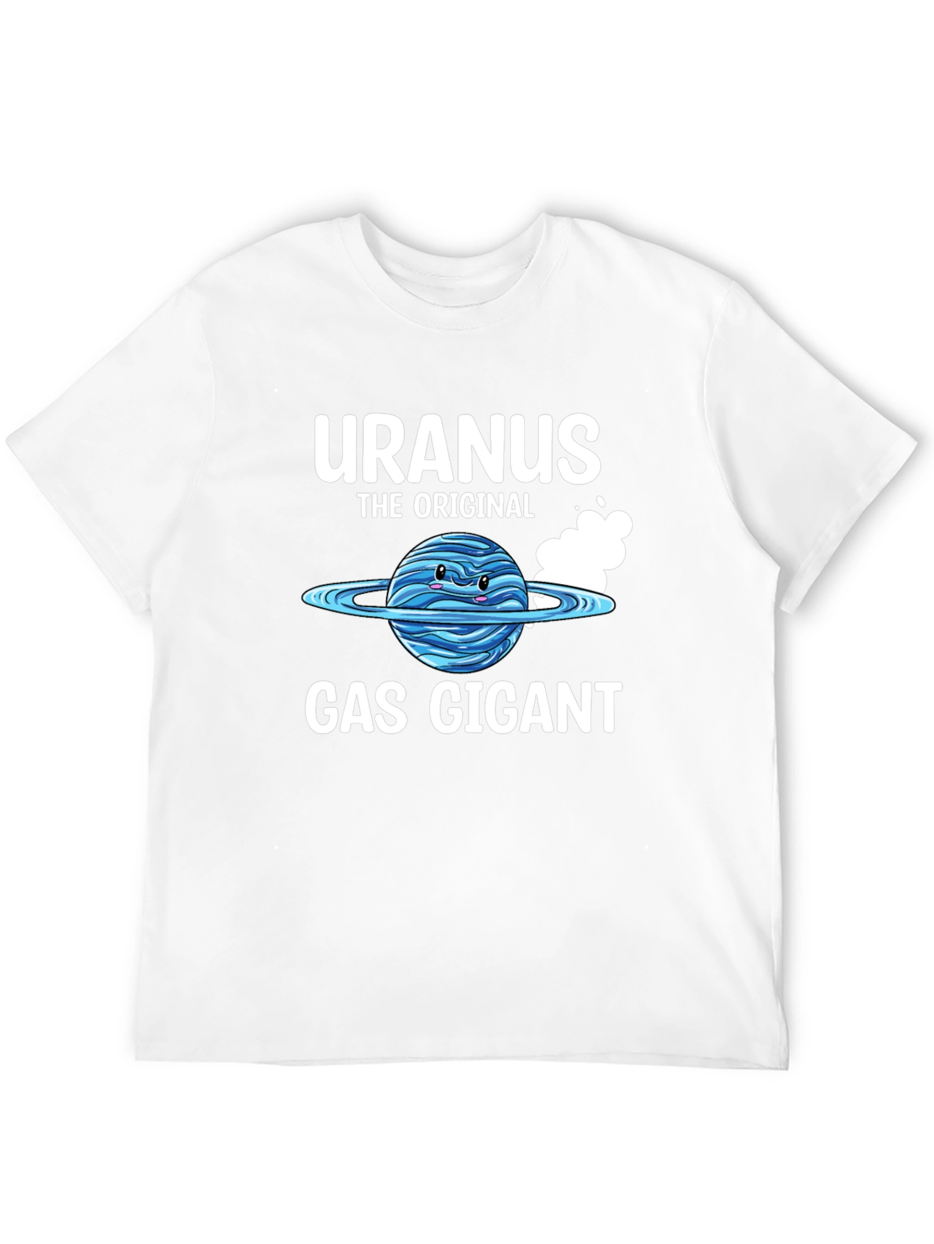 Uranus Gas Giant Graphic T-Shirt - Funny Space Tee