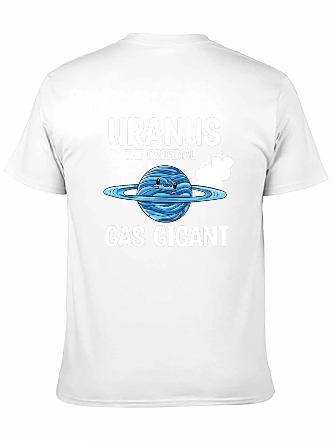Uranus Gas Giant Graphic T-Shirt - Funny Space Tee