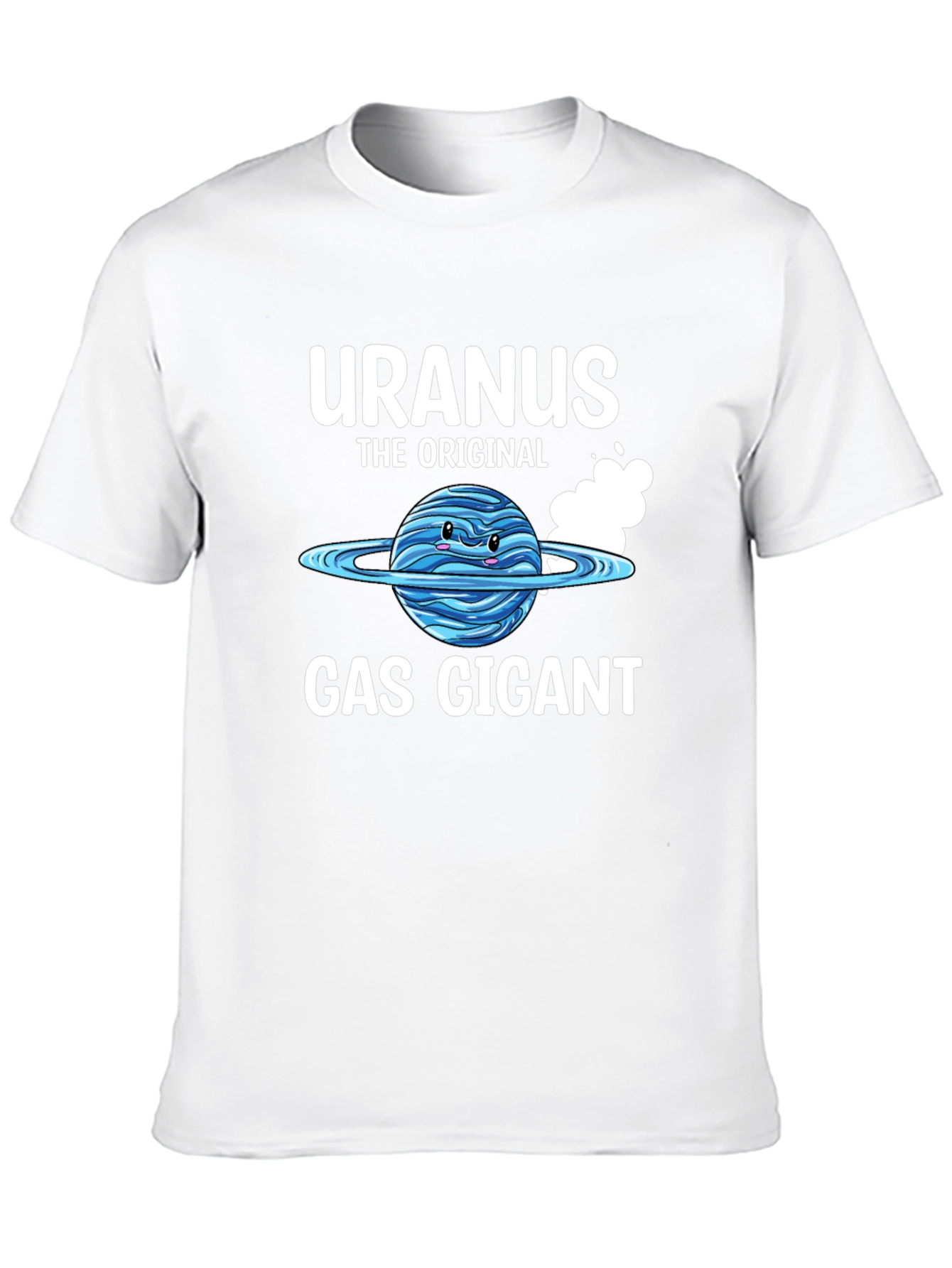 Uranus Gas Giant Graphic T-Shirt - Funny Space Tee