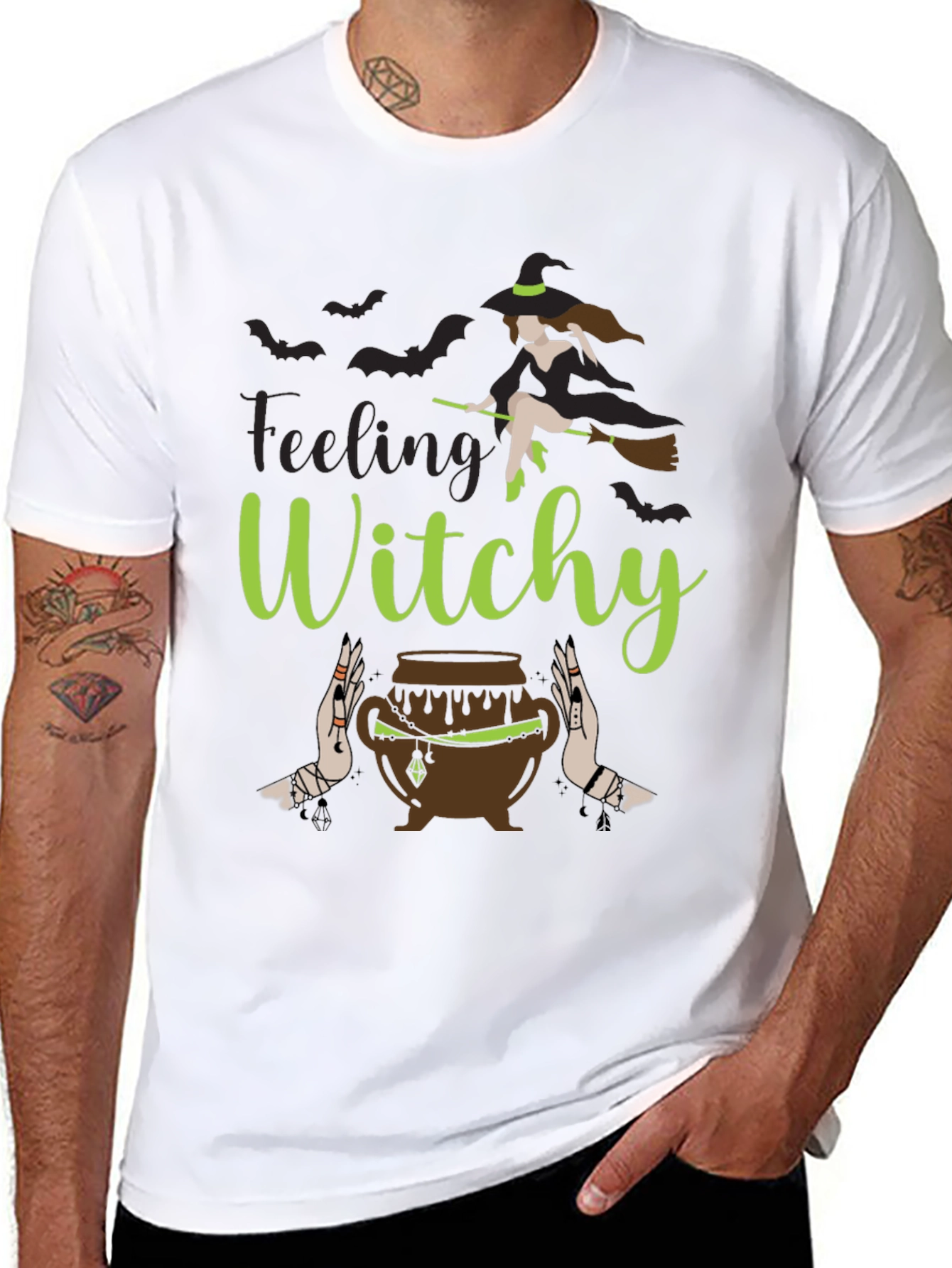 Feeling Witchy T-Shirt - Halloween Apparel