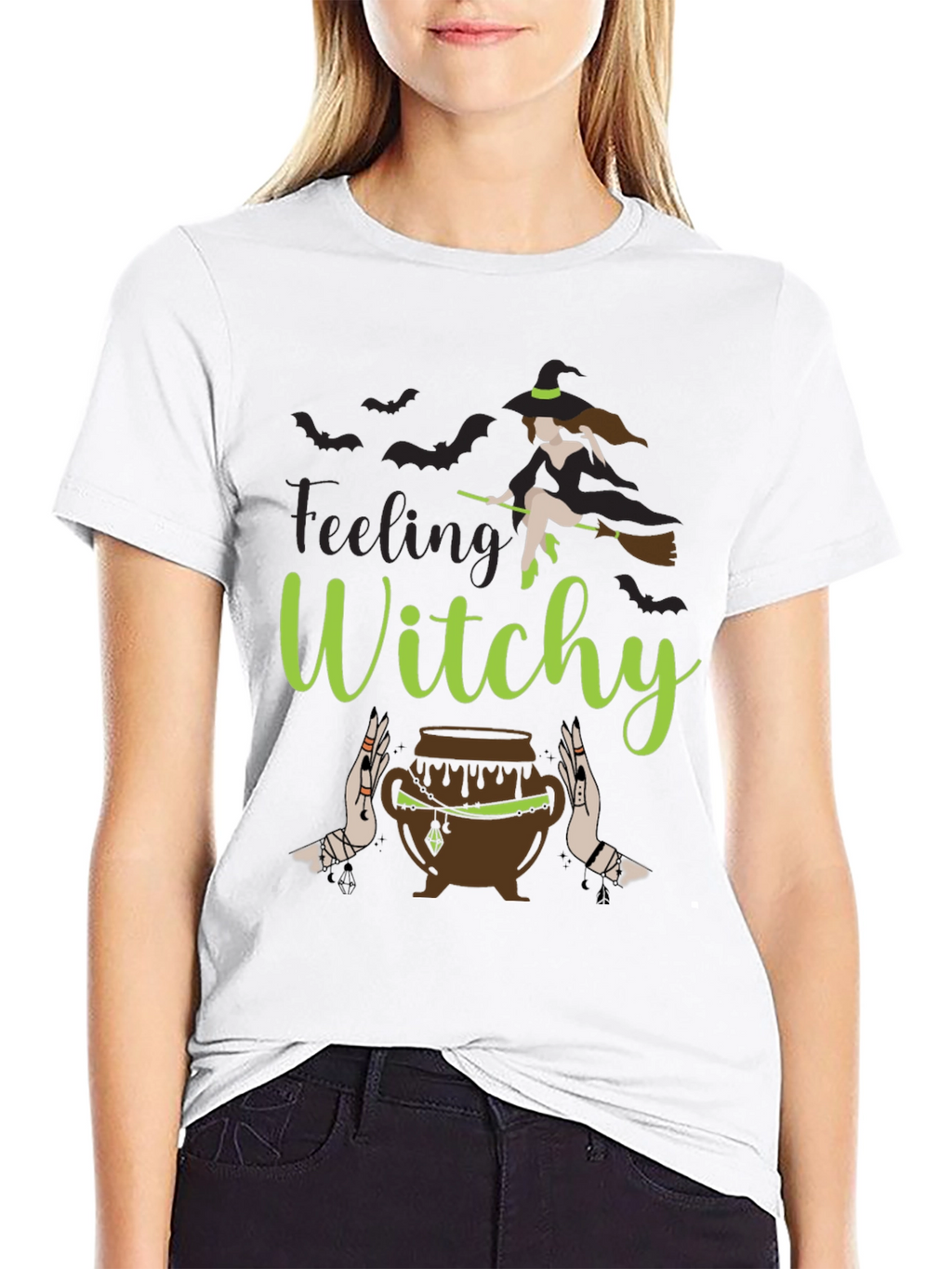 Feeling Witchy T-Shirt - Halloween Apparel