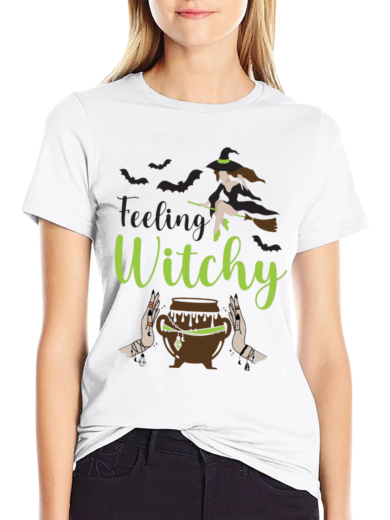 Feeling Witchy T-Shirt - Halloween Apparel
