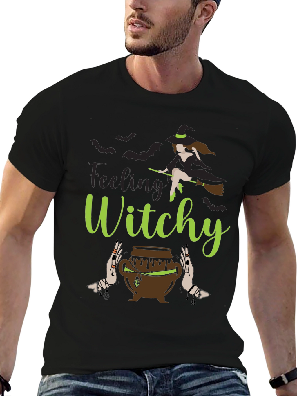 Feeling Witchy T-Shirt - Halloween Apparel