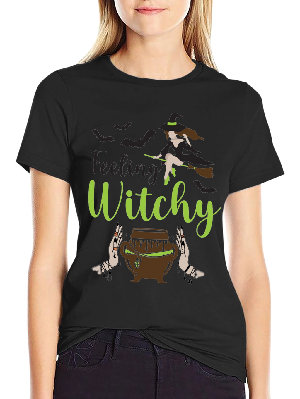 Feeling Witchy T-Shirt - Halloween Apparel