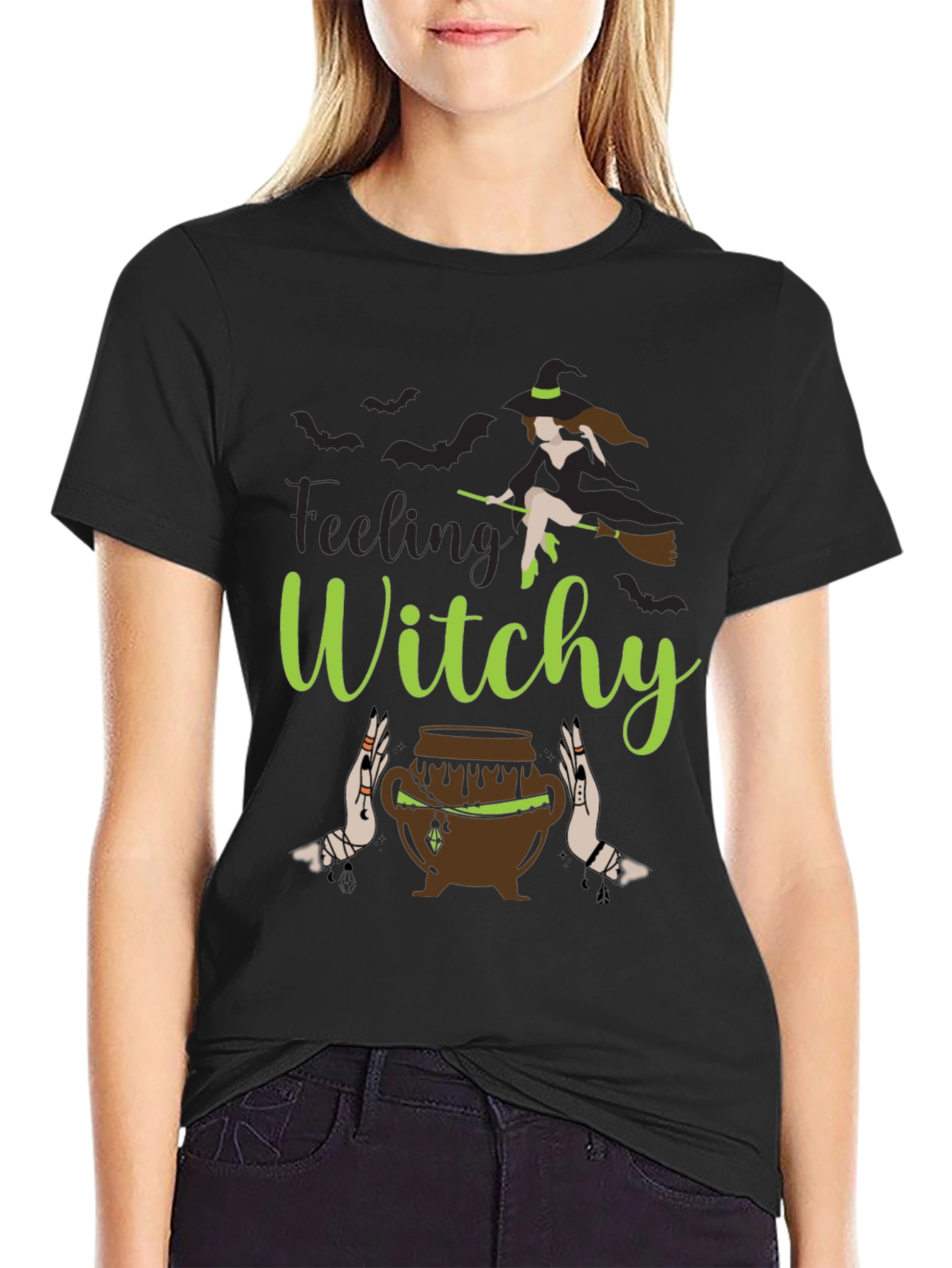 Feeling Witchy T-Shirt - Halloween Apparel