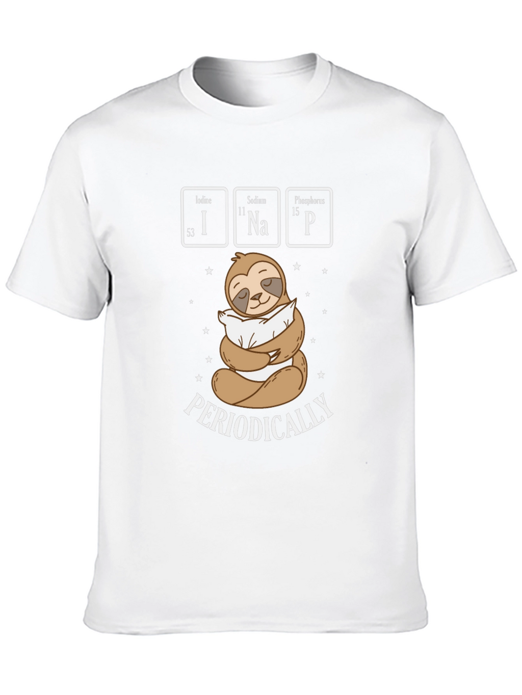 Periodically Napping Sloth T-Shirt - Science Tee