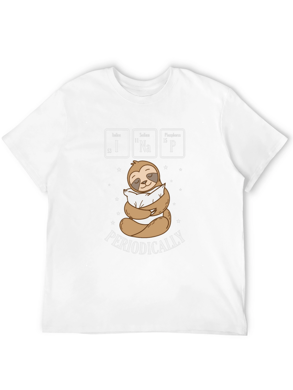 Periodically Napping Sloth T-Shirt - Science Tee