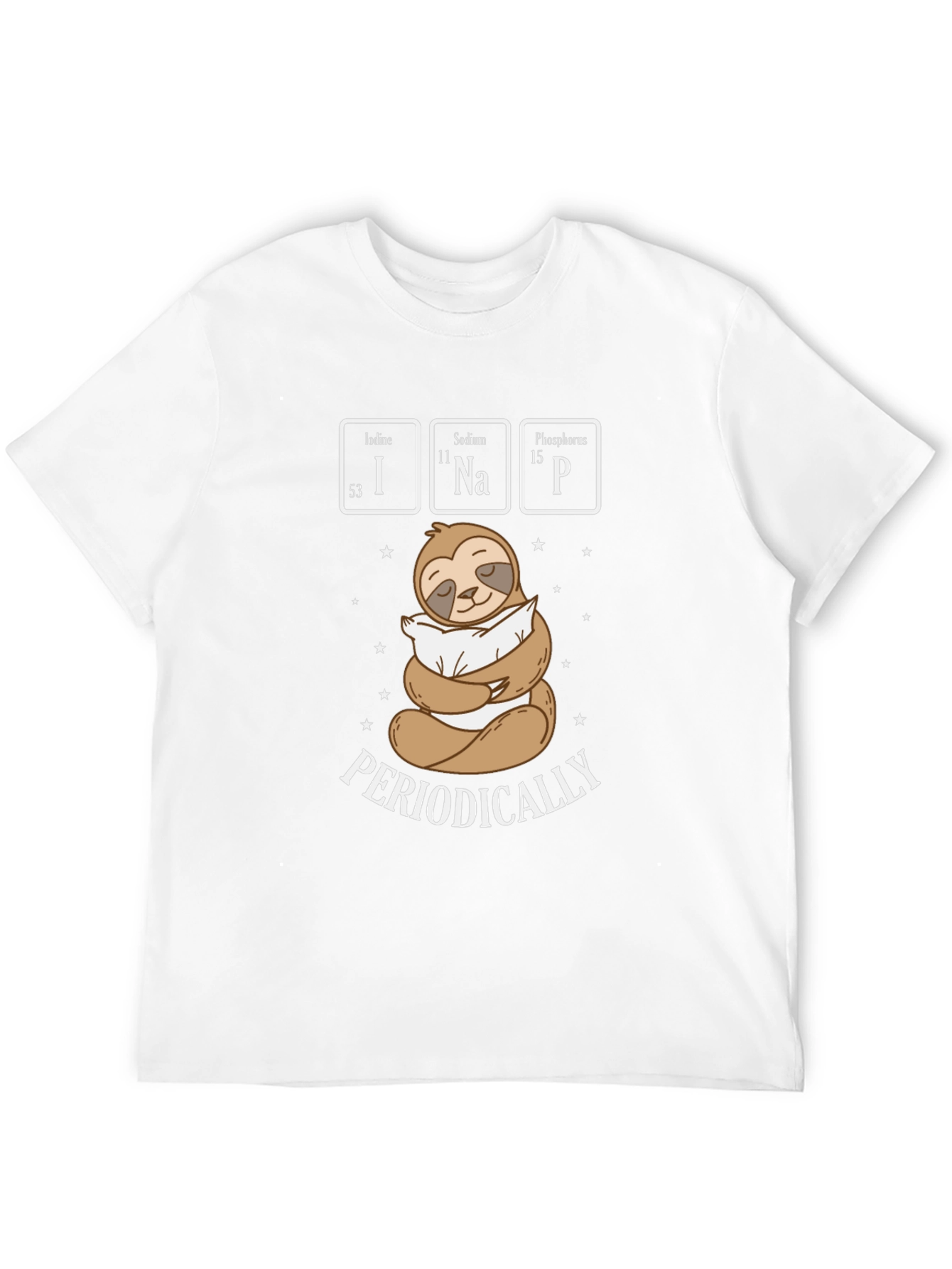 Periodically Napping Sloth T-Shirt - Science Tee