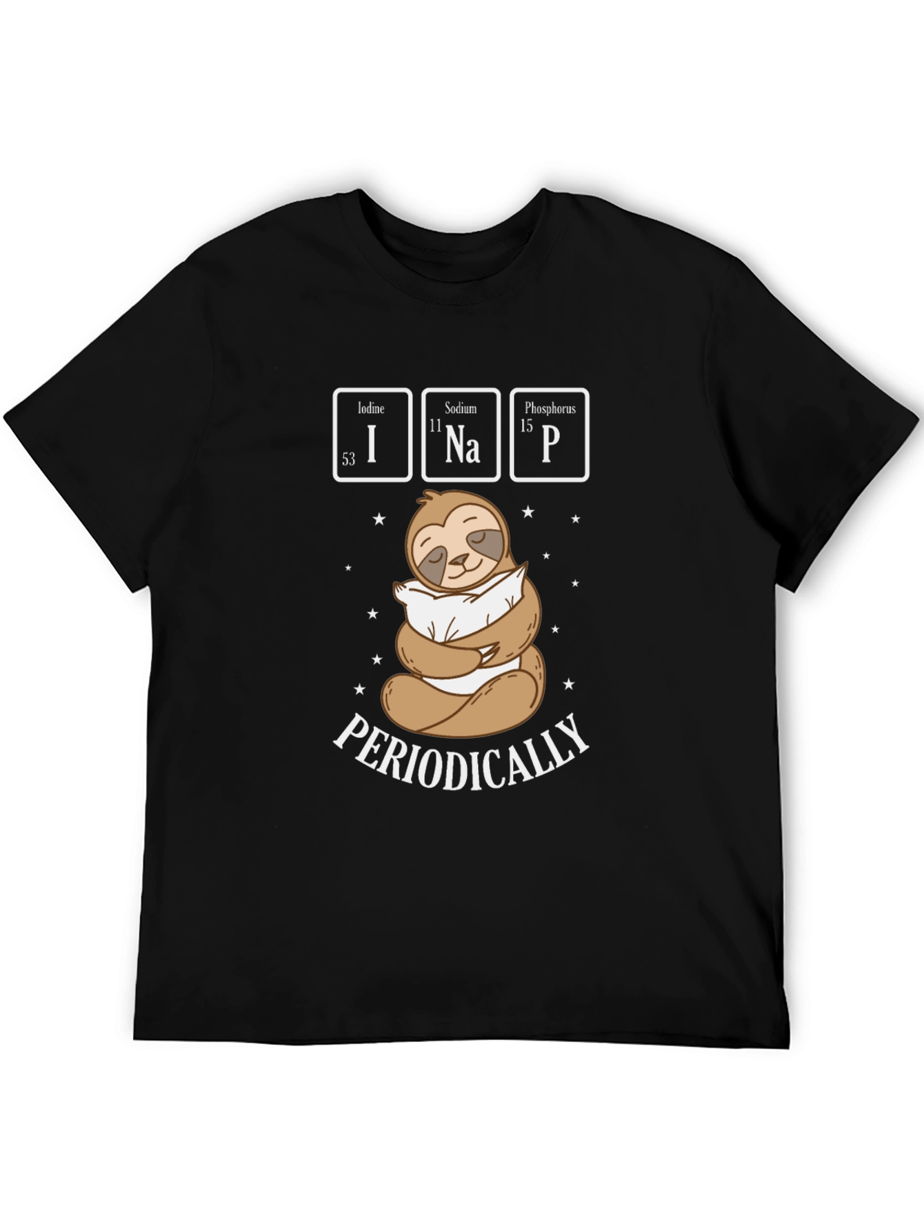 Periodically Napping Sloth T-Shirt - Science Tee