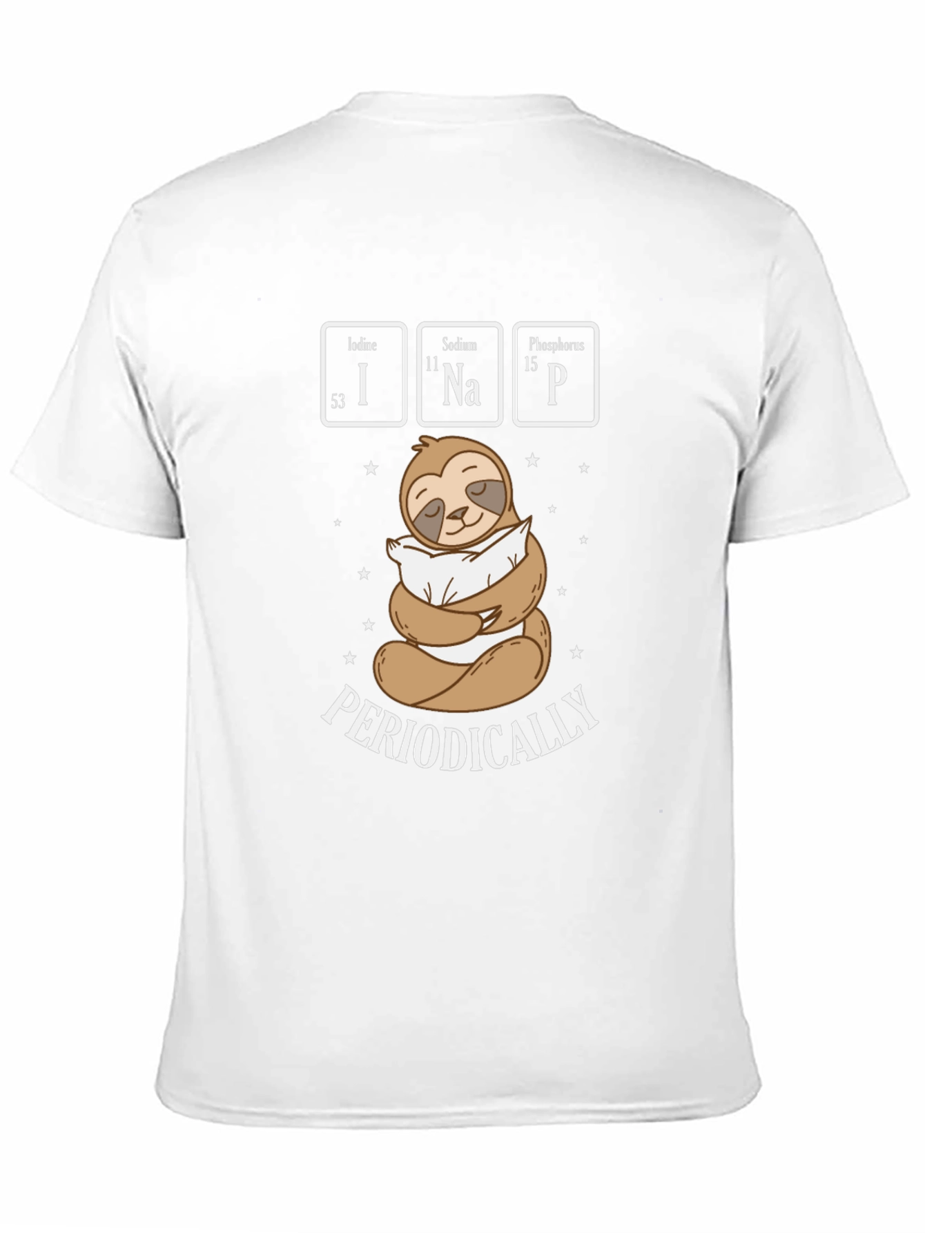 Periodically Napping Sloth T-Shirt - Science Tee
