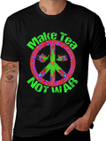 Make Tea Not War Graphic Tee