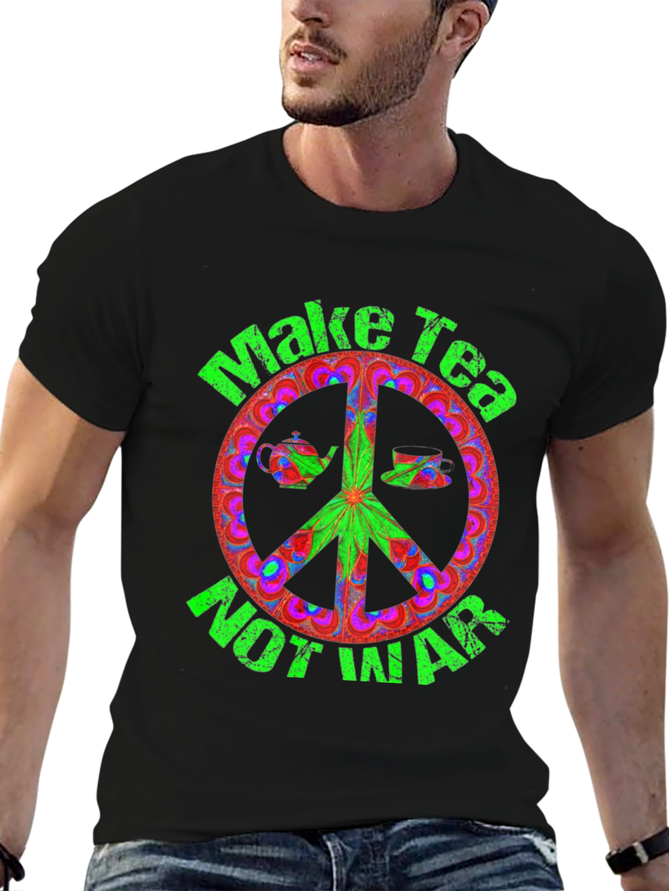Make Tea Not War Graphic Tee