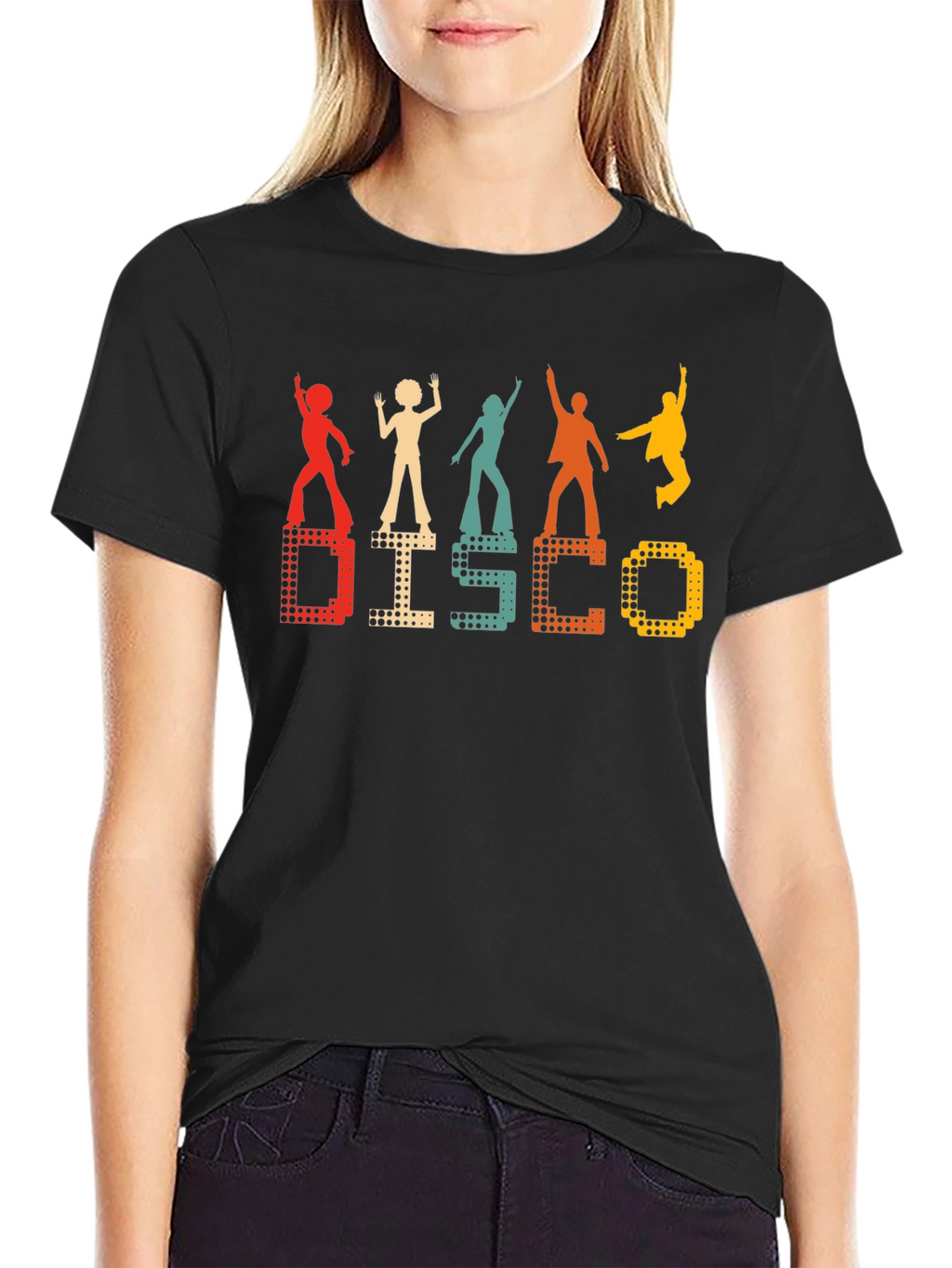 Retro Disco Graphic Tee - 70s Inspired Dance Shirt