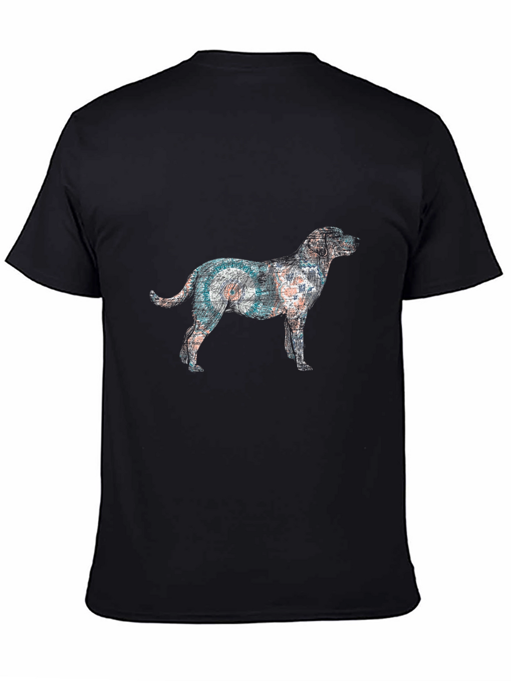 Dog Graphic Tee - Unique Artistic Design