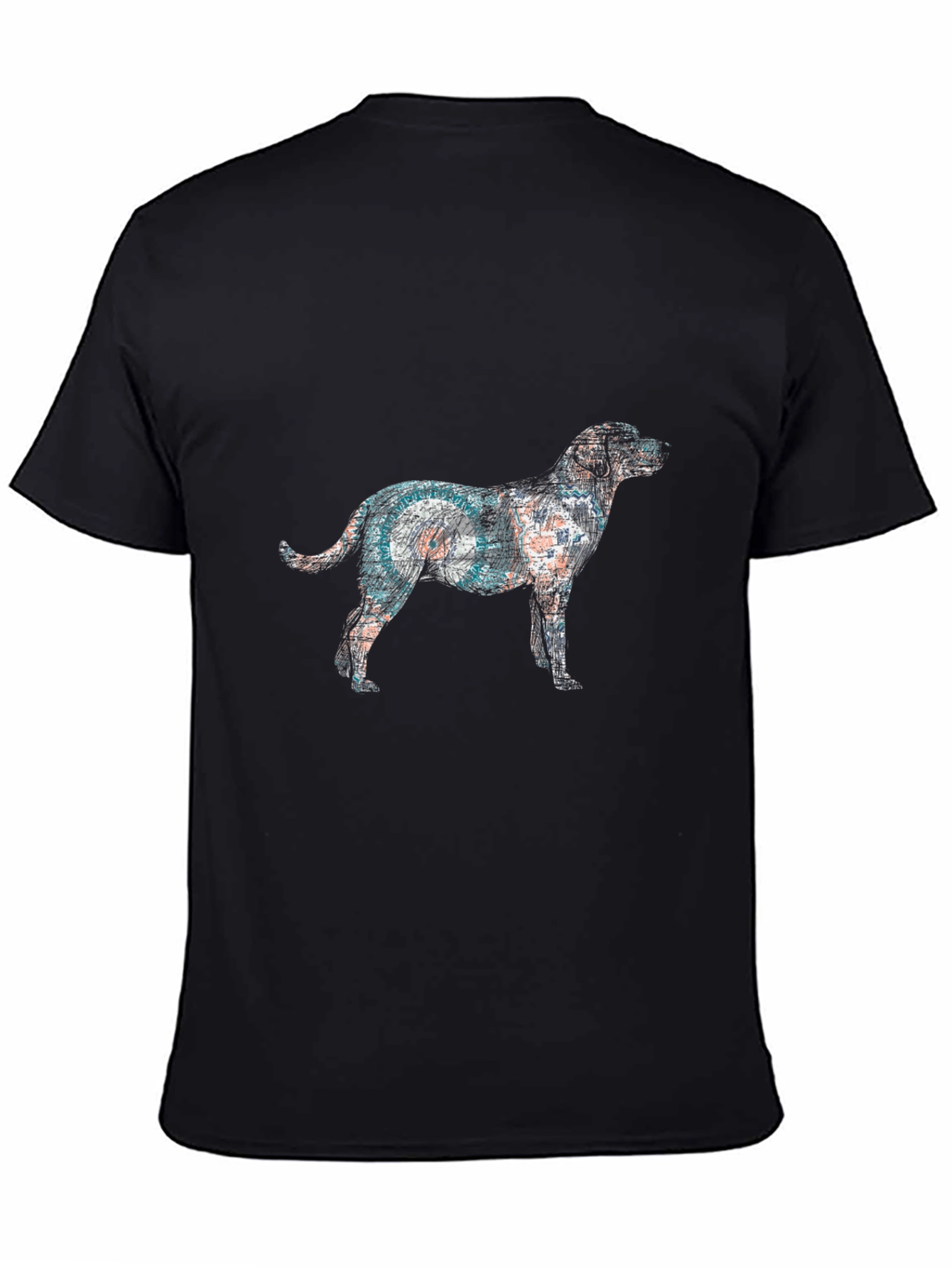 Dog Graphic Tee - Unique Artistic Design