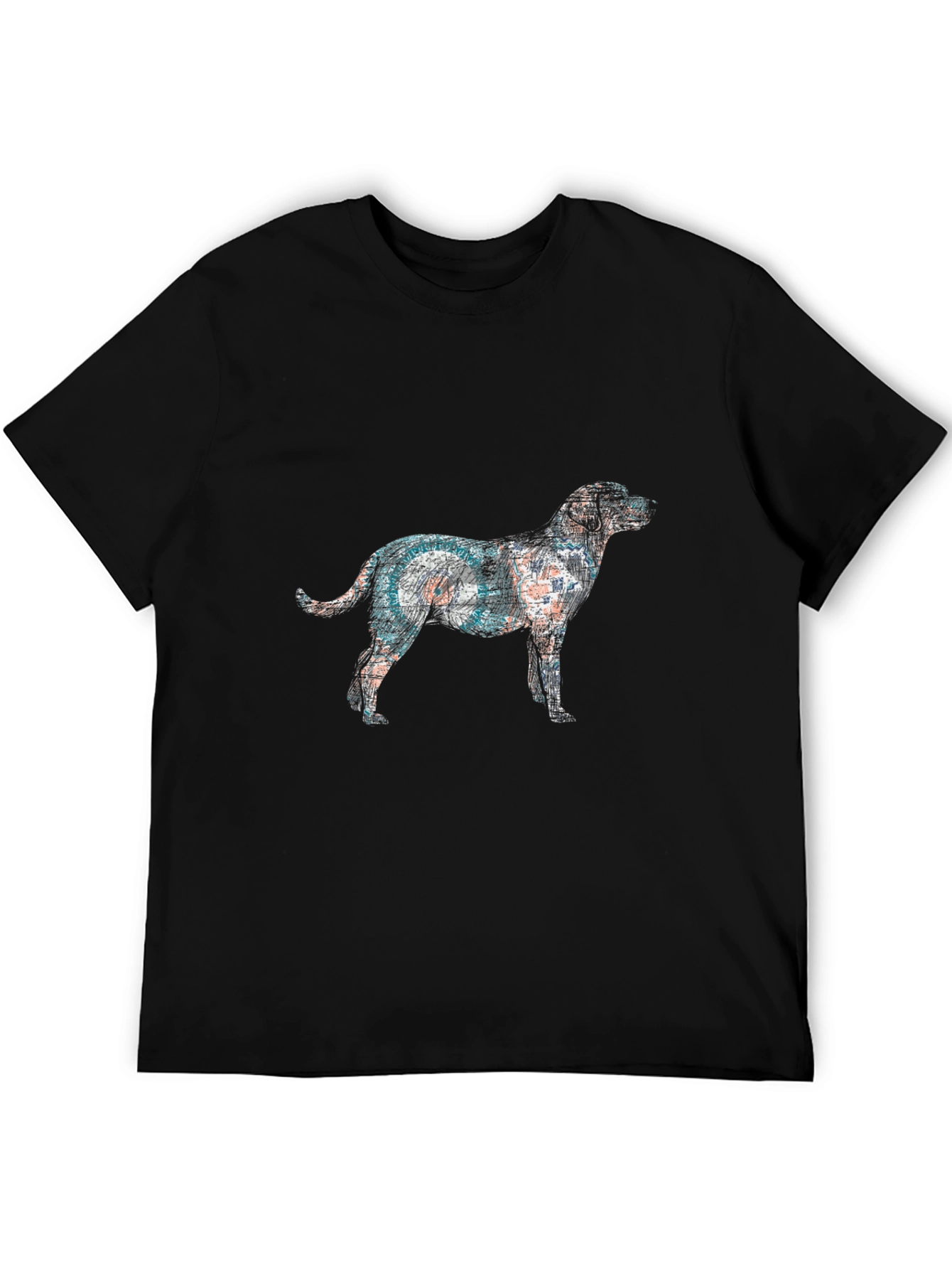 Dog Graphic Tee - Unique Artistic Design