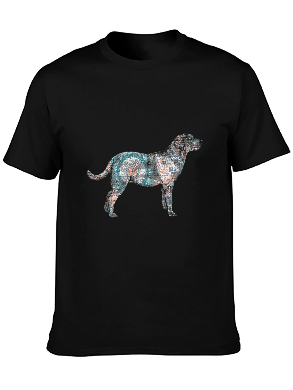 Dog Graphic Tee - Unique Artistic Design