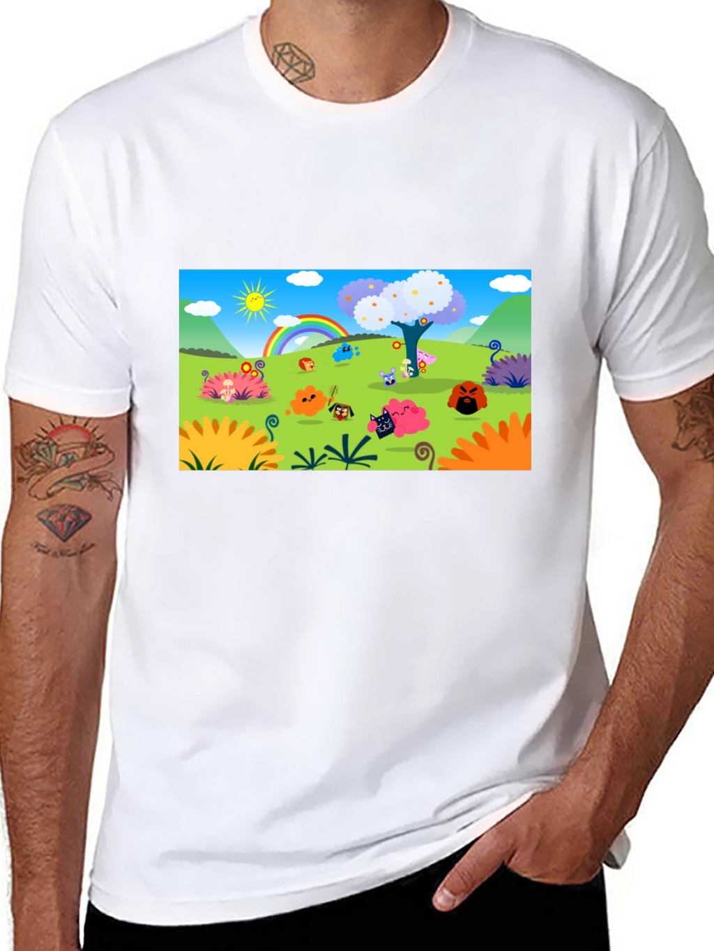 Cartoon Landscape T-Shirt