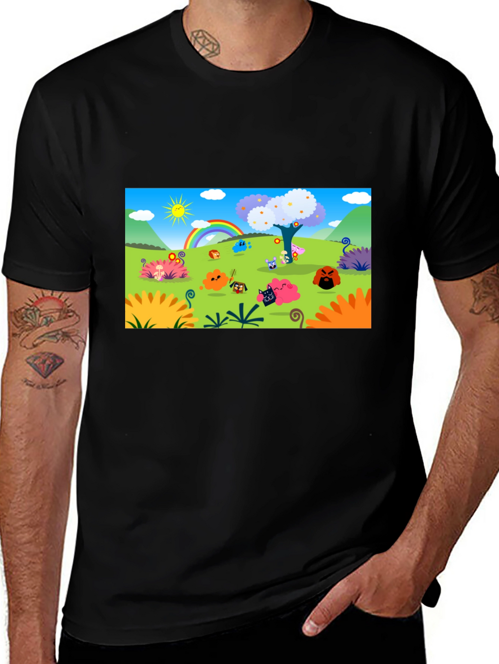 Cartoon Landscape T-Shirt