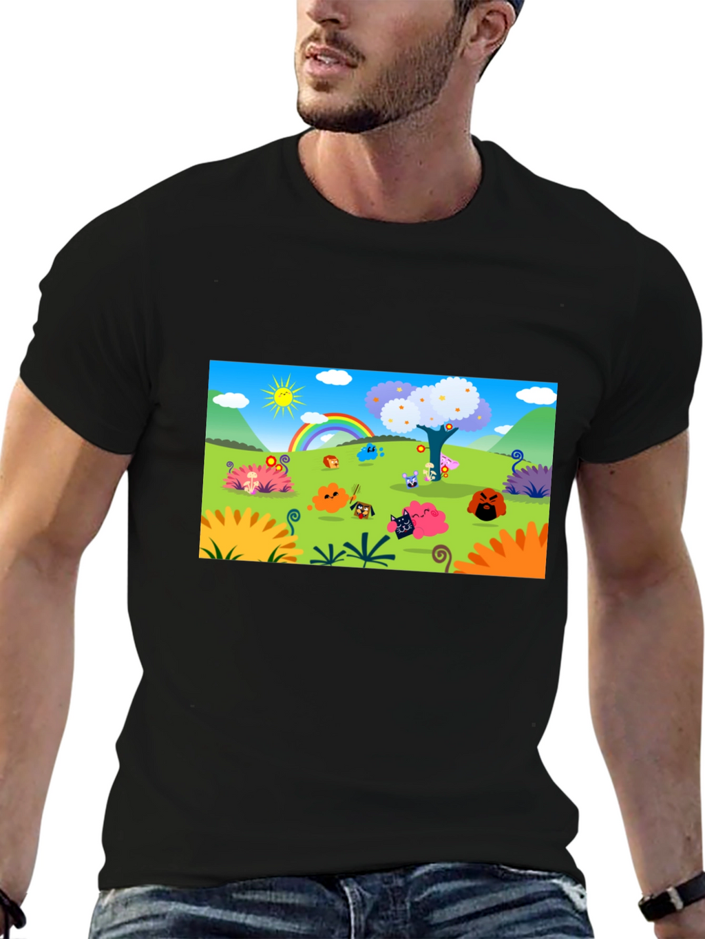 Cartoon Landscape T-Shirt