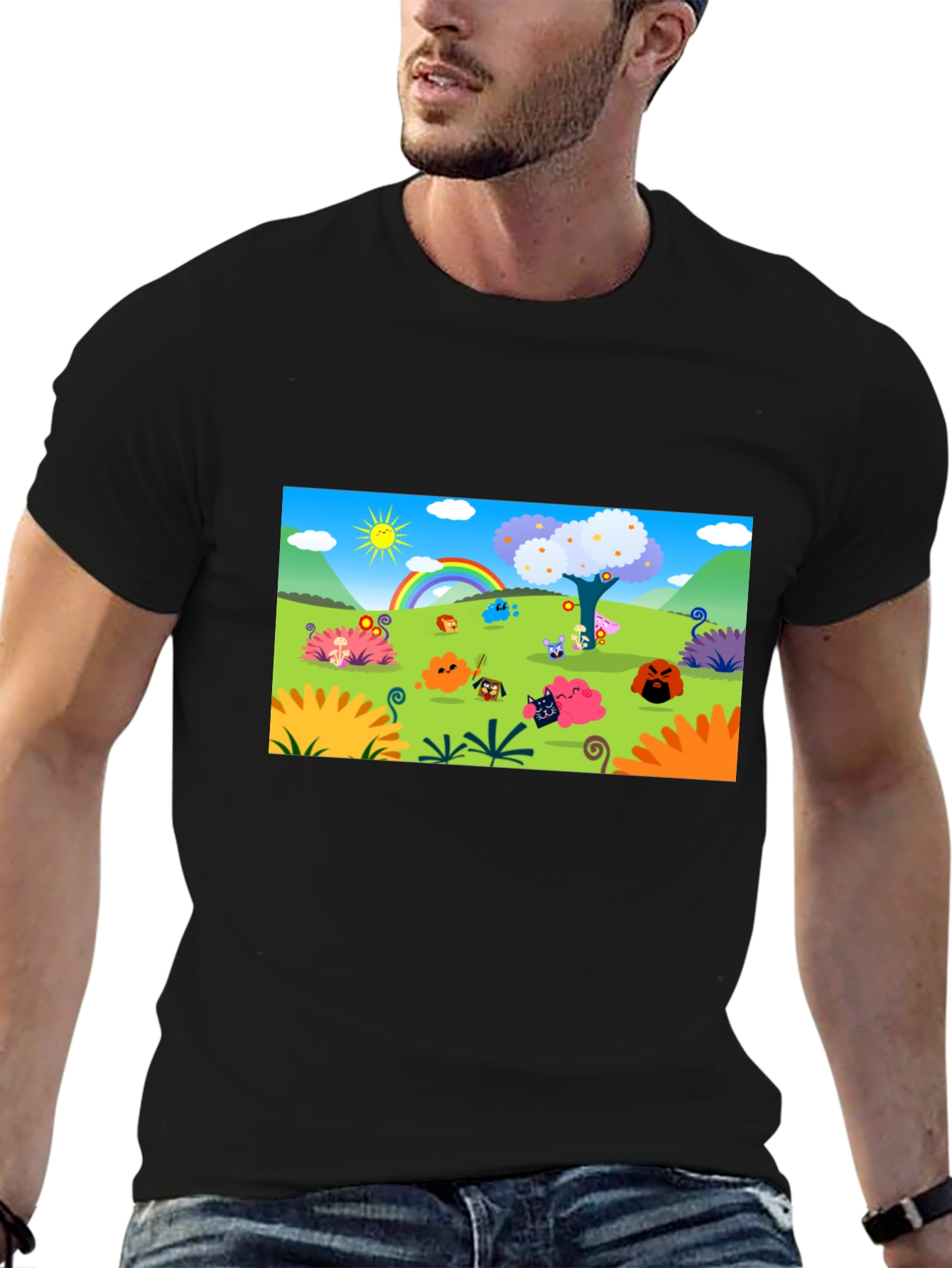 Cartoon Landscape T-Shirt