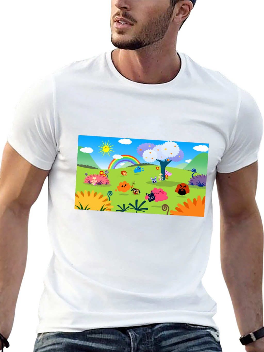 Cartoon Landscape T-Shirt