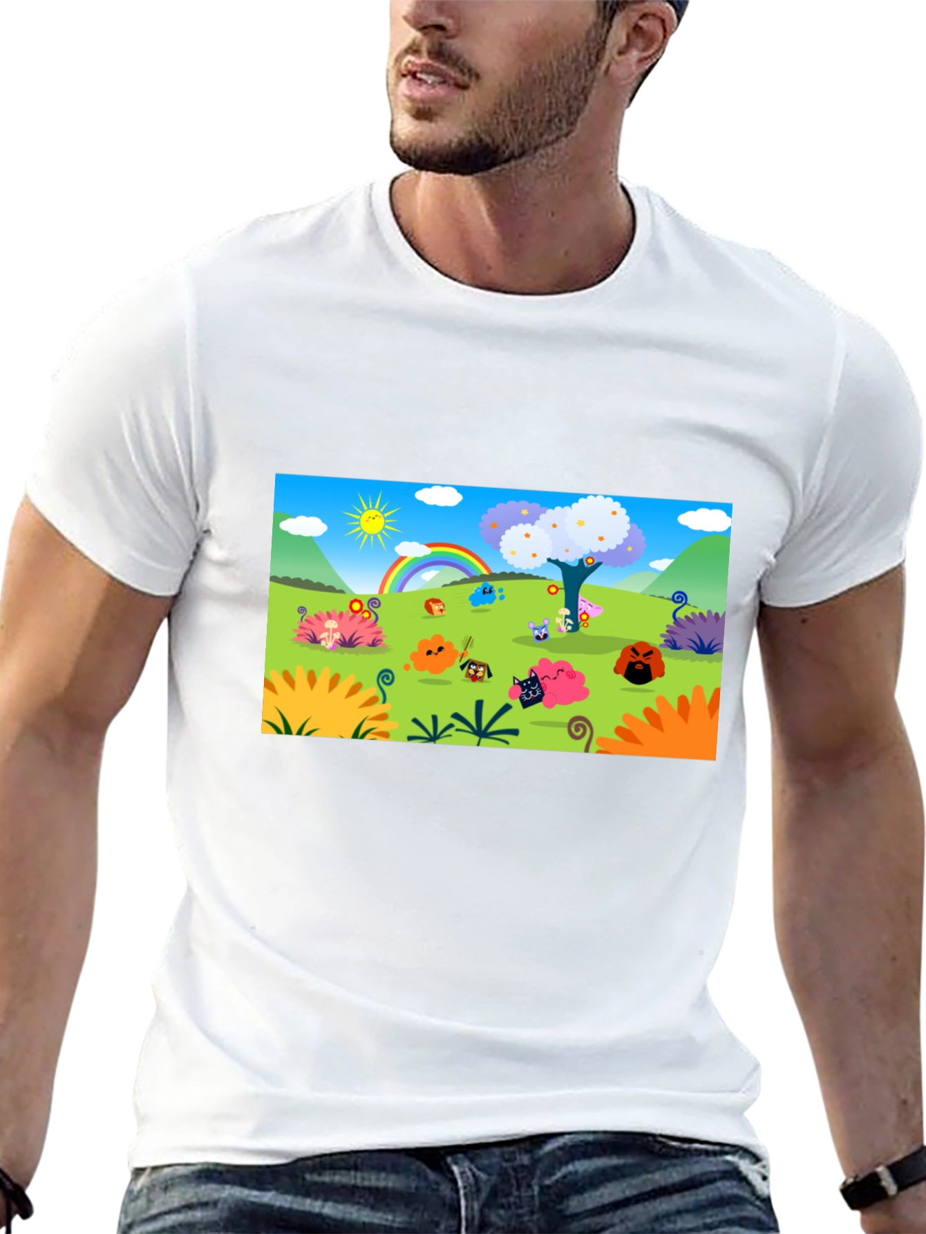 Cartoon Landscape T-Shirt