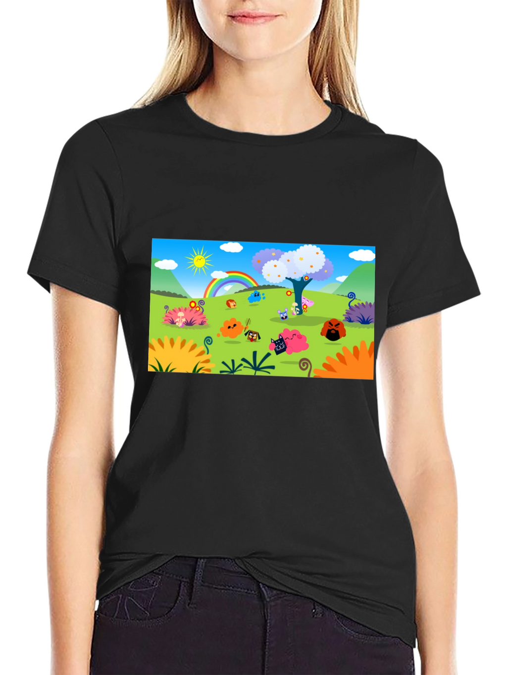 Cartoon Landscape T-Shirt