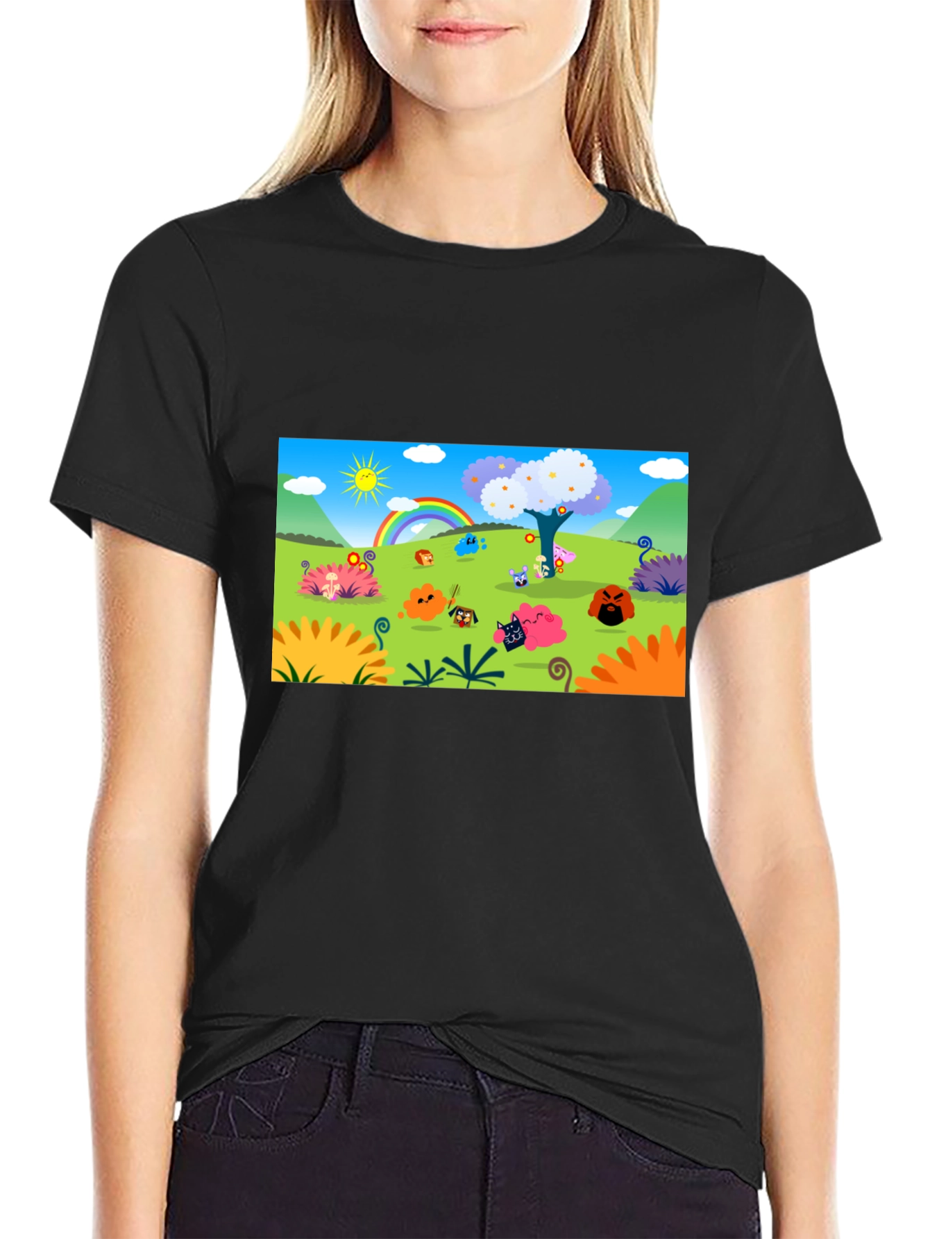 Cartoon Landscape T-Shirt