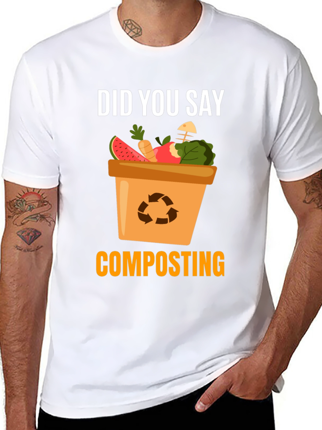 Composting T-Shirt - Did You Say Composting?