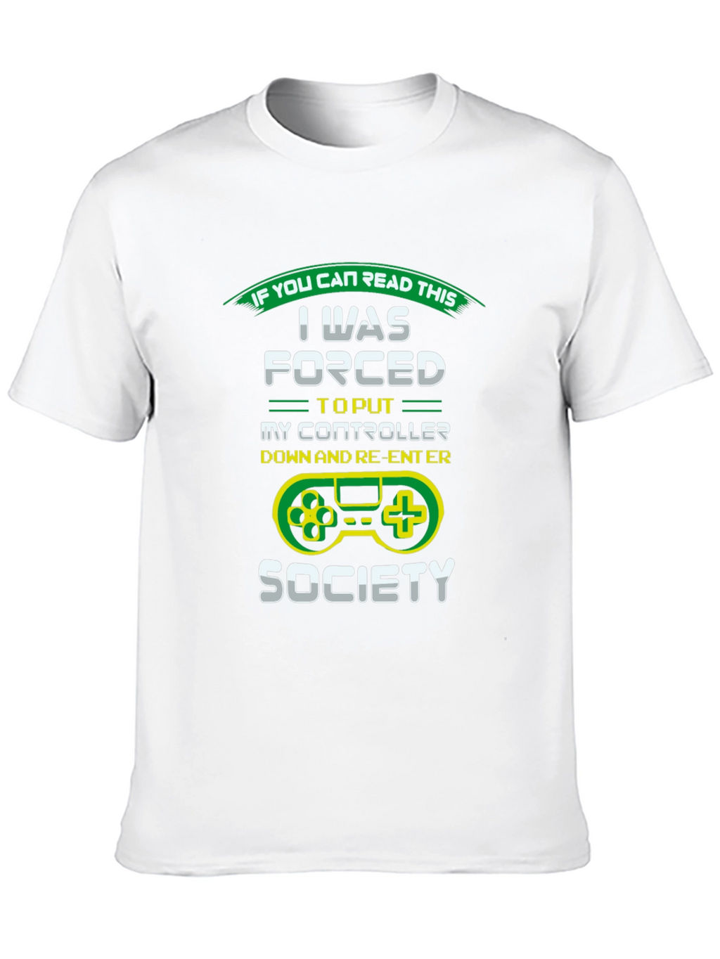 Gamer T-Shirt: Forced Out of Gaming Society