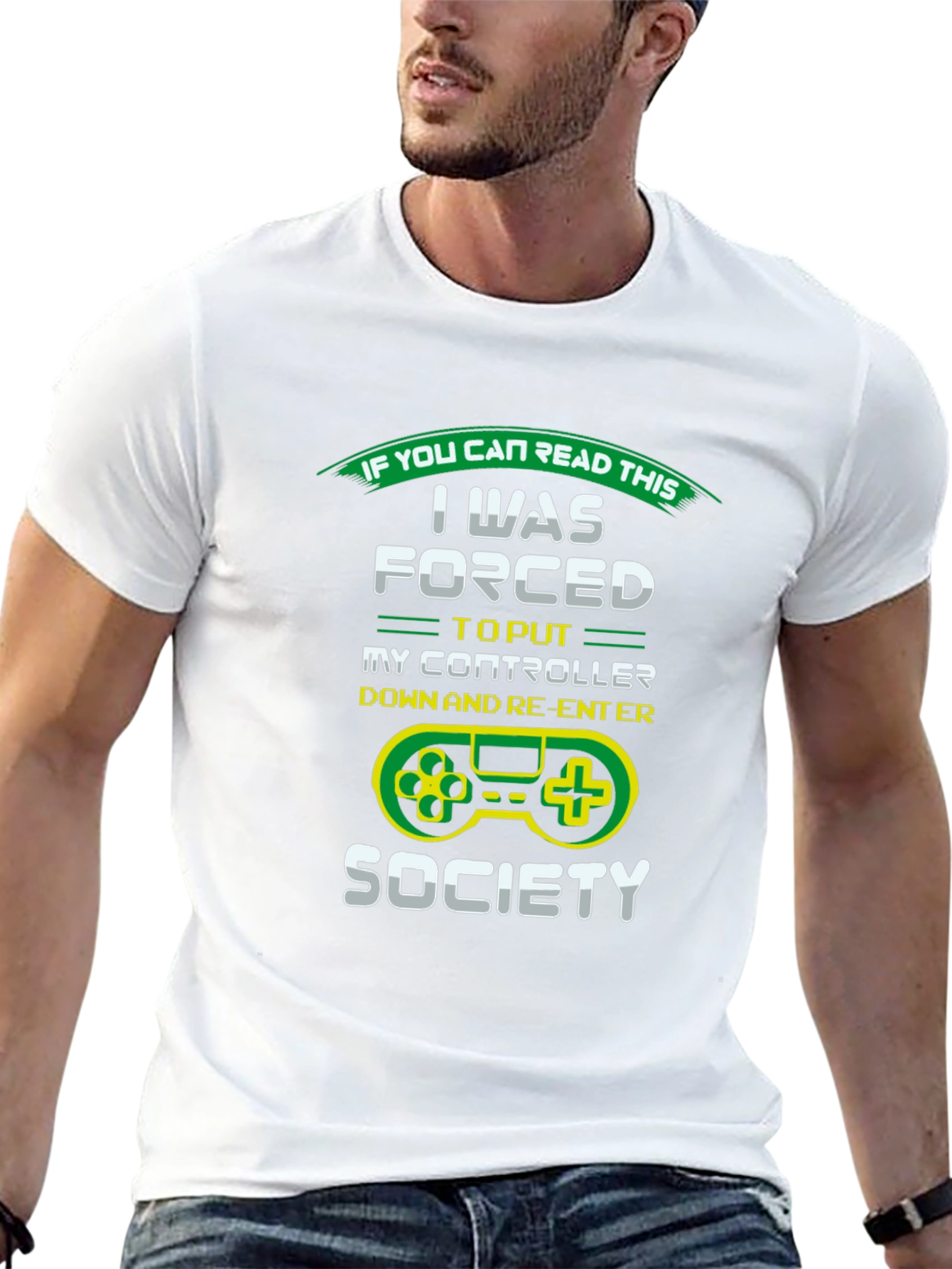 Gamer T-Shirt: Forced Out of Gaming Society