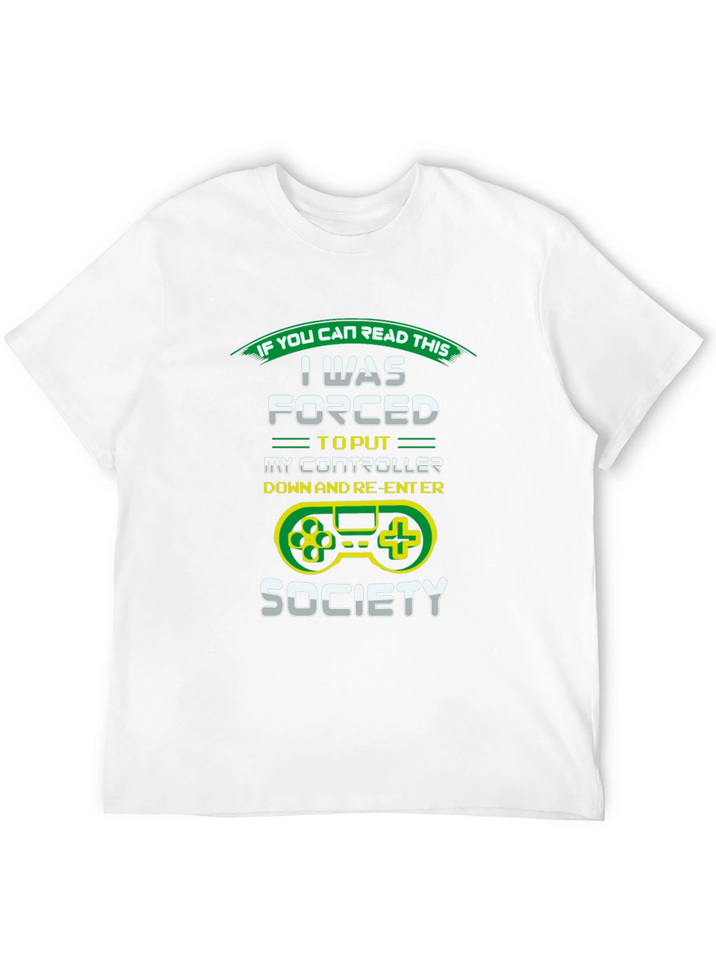 Gamer T-Shirt: Forced Out of Gaming Society