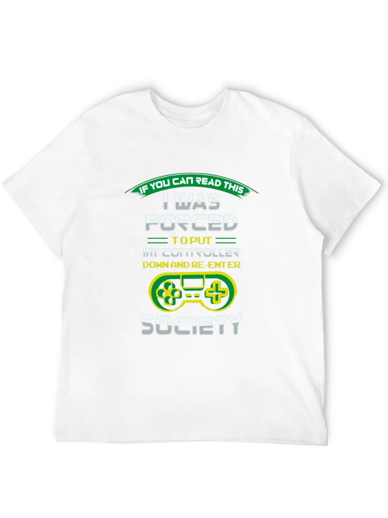 Gamer T-Shirt: Forced Out of Gaming Society